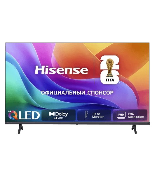 Телевизор Hisense 40" 40A5S черный QLED FHD 60Hz Smart TV VIDAA