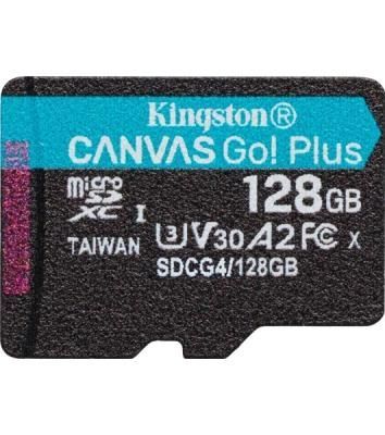 Флеш карта microSDXC 128Gb Kingston SDCG4/128GbSP Canvas Go! Plus w/o adapter