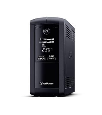 Источник бесперебойного питания CyberPower VP700EILCD/700 ВА/390 Вт/USB/RS-232/RJ-11/RJ-45/6 x IEC 320 C13 (компьютерная)