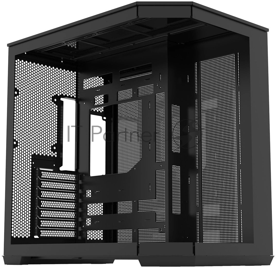 Компьютерный корпус Bloody BD-CC109 черный без БП ATX 10x120мм 2xUSB3.0 audio