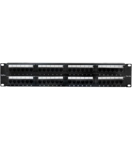 Патч-панель 19', 48хRJ-45, UTP, Cat.5e, 2U