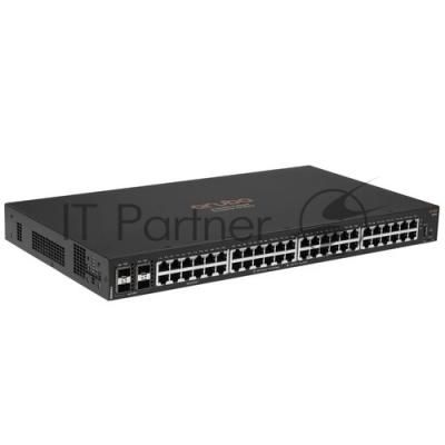Коммутатор HPE Aruba Networking CX 6000 48G 4SFP (R8N86B), 48×1 Гбит/с + 4×1 Гбит/с SFP Uplink, управляемый