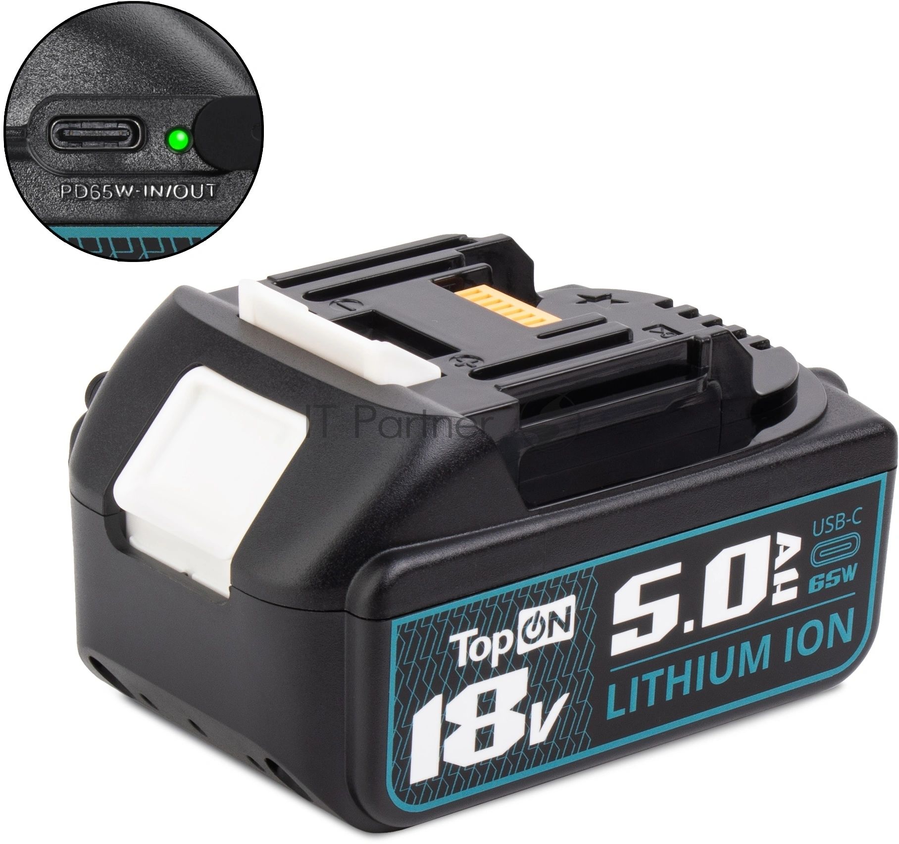 Батарея аккумуляторная TopON TOP-MAK-18 18В 5Ач Li-Ion (103786)