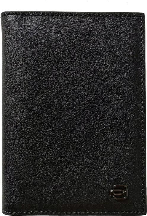 Обложка для документов Piquadro Black Square PP5256B3/N, черный, натур.кожа