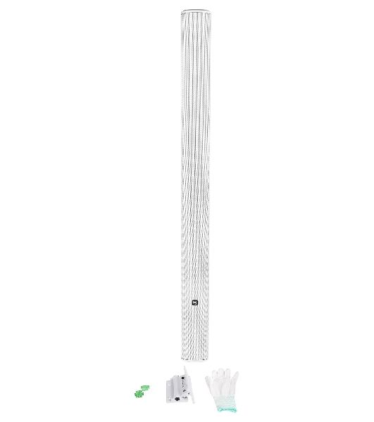 Звуковая колонна Intrend ITSPK-CL925-W пассивная, 9x2.5", 4 Ом (220 Вт RMS), SPL 114dB, 95Hz-20kHz, 120°x20° (HхV), вес 4.4кг, белый, крепление в комплекте, (цена за 1шт., в упаковке 2 шт.)