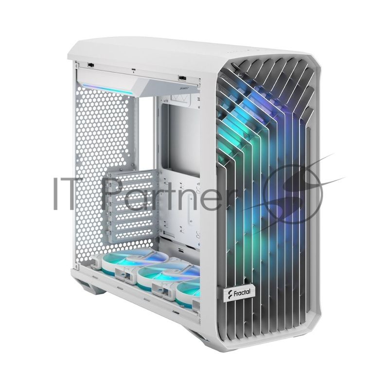Компьютерный корпус без блока питания Fractal Design Torrent RGb TG Clear Tint, Full-Tower, 2x180мм + 3x140мм RGb, 2xUSB-A 3.2 + 1xUSB 3.2 Type-C E-ATX, SSI-CEB, SSI-EEB, ATX, mATX, mITX белый