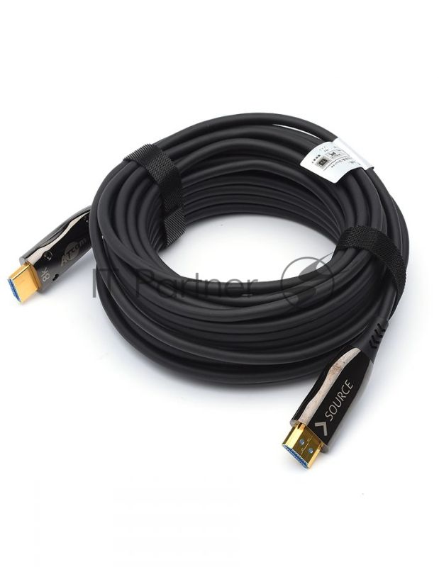 Кабель HDMI 30 м (HIGH speed, Metal gold, Optical) 8K VER 2.1 Кабель HDMI 30 м (HIGH speed, Metal gold, Optical) 8K VER 2.1