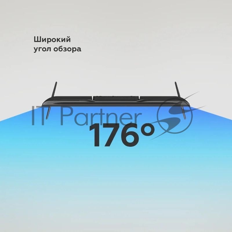 Телевизор BQ 43" 43F34B черный DLED FHD 60Hz