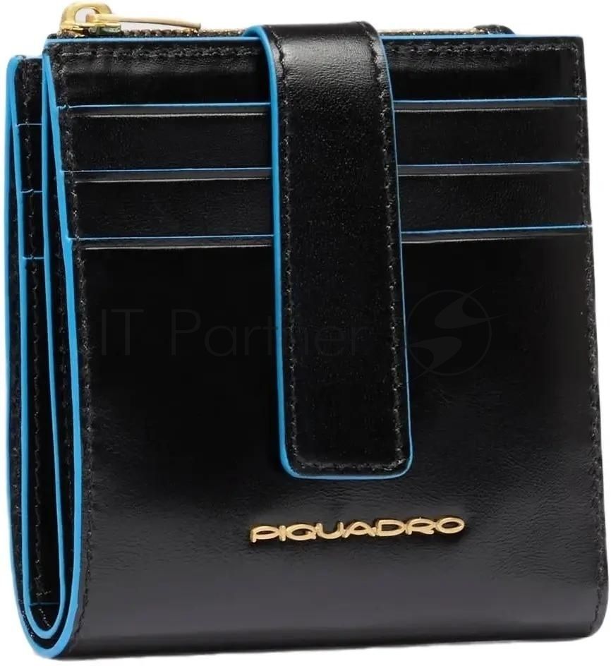 Картхолдер Piquadro Blue Square PP6843B2R/N черный, натуральная кожа