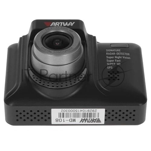 Видеорегистратор с радар-детектором Artway MD-108 GPS черный