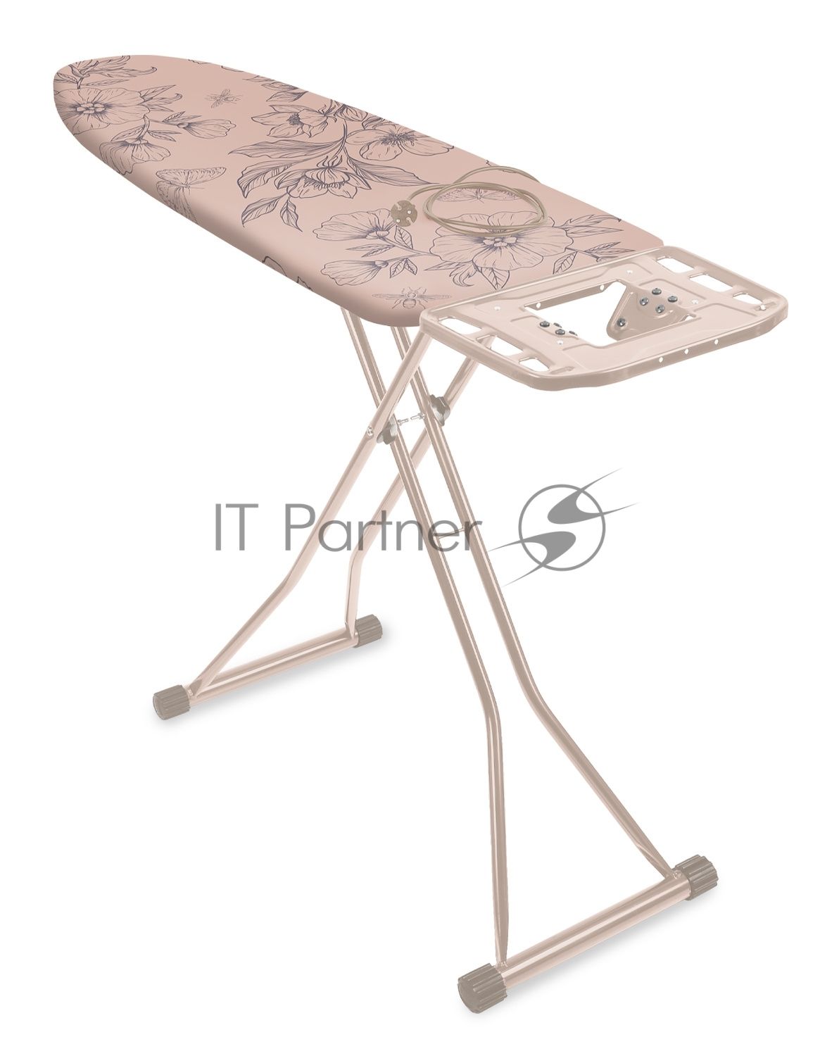 Гладильная доска Ника Haushalt XL 123x46см рег.высот. золотистый/рисунок (HXLТ/F)