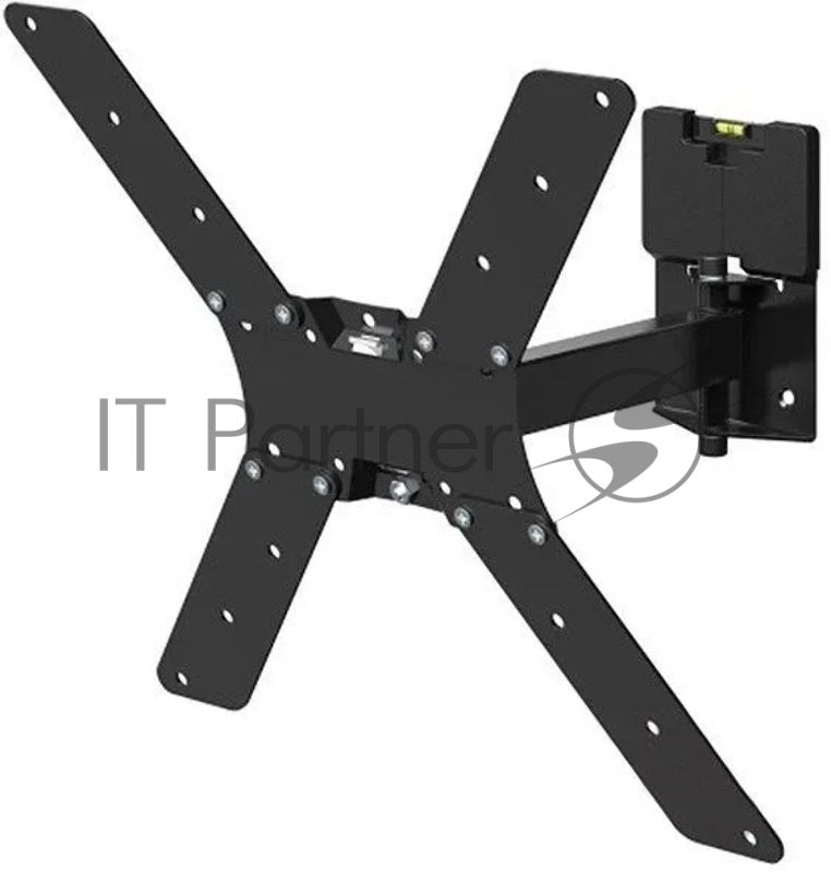 Кронштейн HOLDER LCDS-5520-B черный ""32”-55” (81-140 см), Нагрузка 45 кг, Угол наклона – 20°+20°, Угол поворота - 120°, Расстояние от стены 65-310 мм
