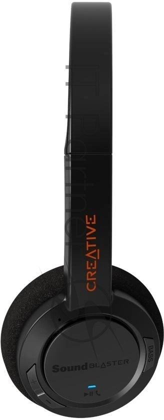 Беспроводные/проводные наушники Creative Jam V2 черный, накладные, Bluetooth + USB-C, до 22 ч
