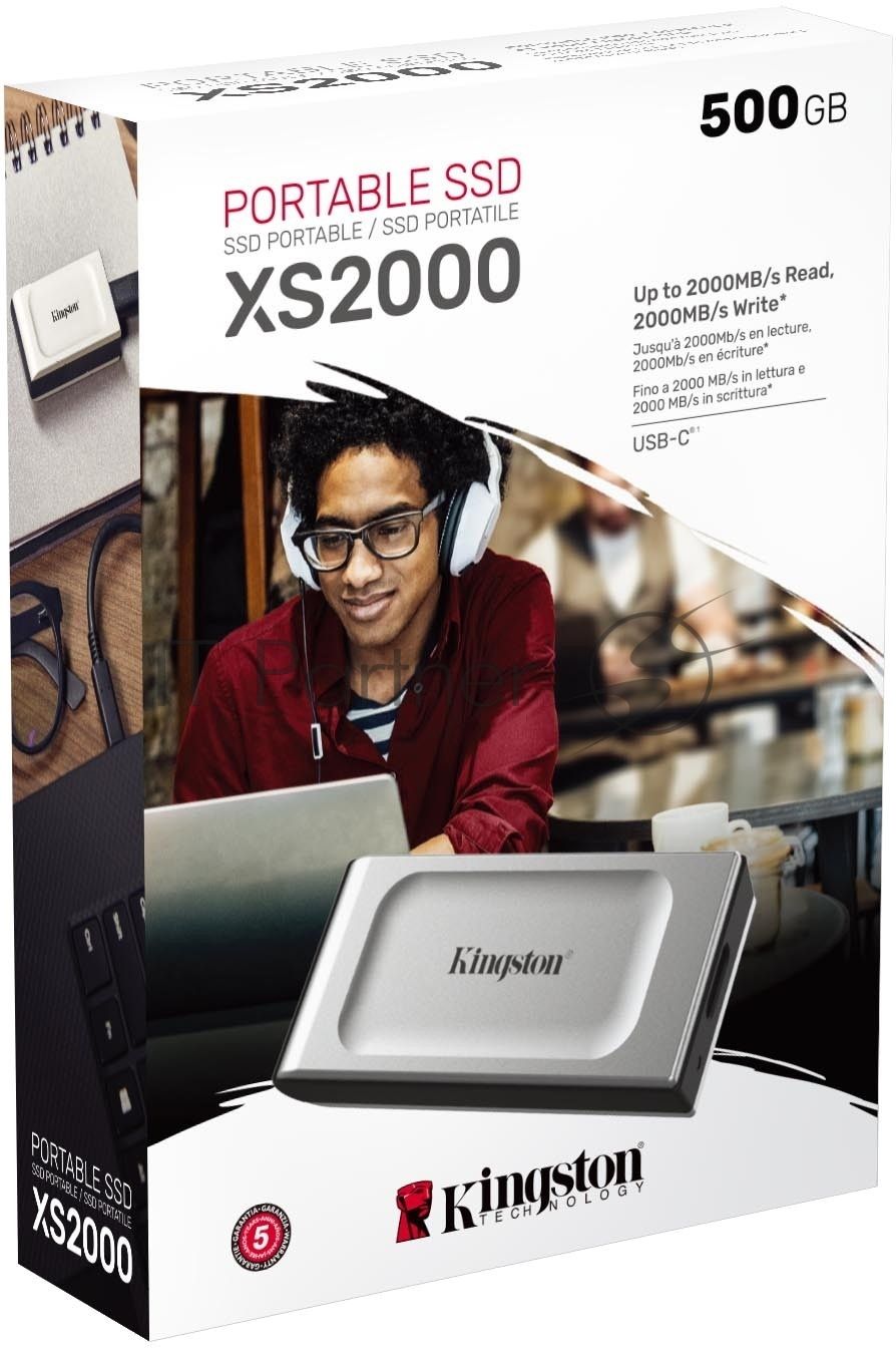 Внешний SSD Kingston 500GB Portable SSD XS2000