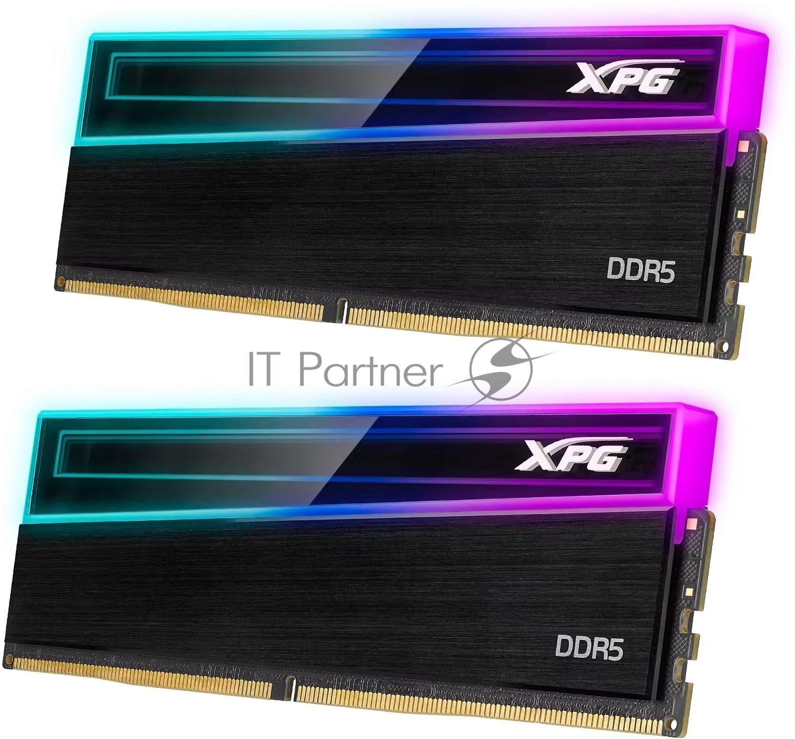 Память DDR5 2x16GB 6400MHz A-Data AX5U6400C3216G-DCNKRBK XPG Novakey RGB RTL Gaming PC5-51200 CL32 DIMM UDIMM ECC 288-pin 1.4В kit dual rank с радиатором Ret