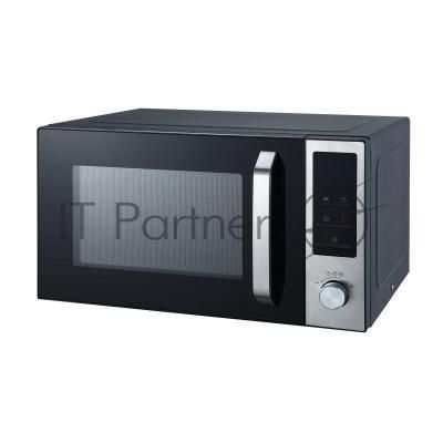Микроволновая печь Horizont 23MW800-1379S черный/серебристый, 23 л, 800 Вт, переключатели - поворотный механизм/кнопки