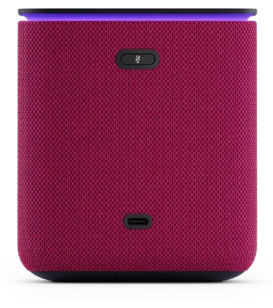 Умная колонка Яндекс Станция Миди, 24Вт, с экраном, 2 динамика, Wi-Fi, BT5.0, Zigbee, Алиса, малиновый