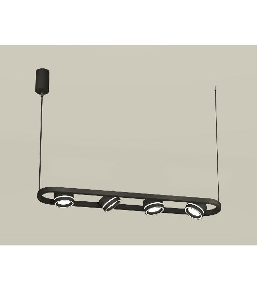 Светильник Ambrella light XB9164151/4 SBK/FR черный песок/белый матовый GX53 (C9164, N8434)