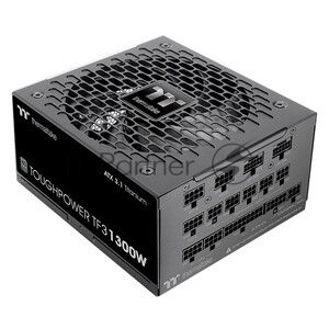 Блок питания Thermaltake Toughpower TF3 1300W, 1300Вт, 80+ Titanium, 140мм, модульный, черный