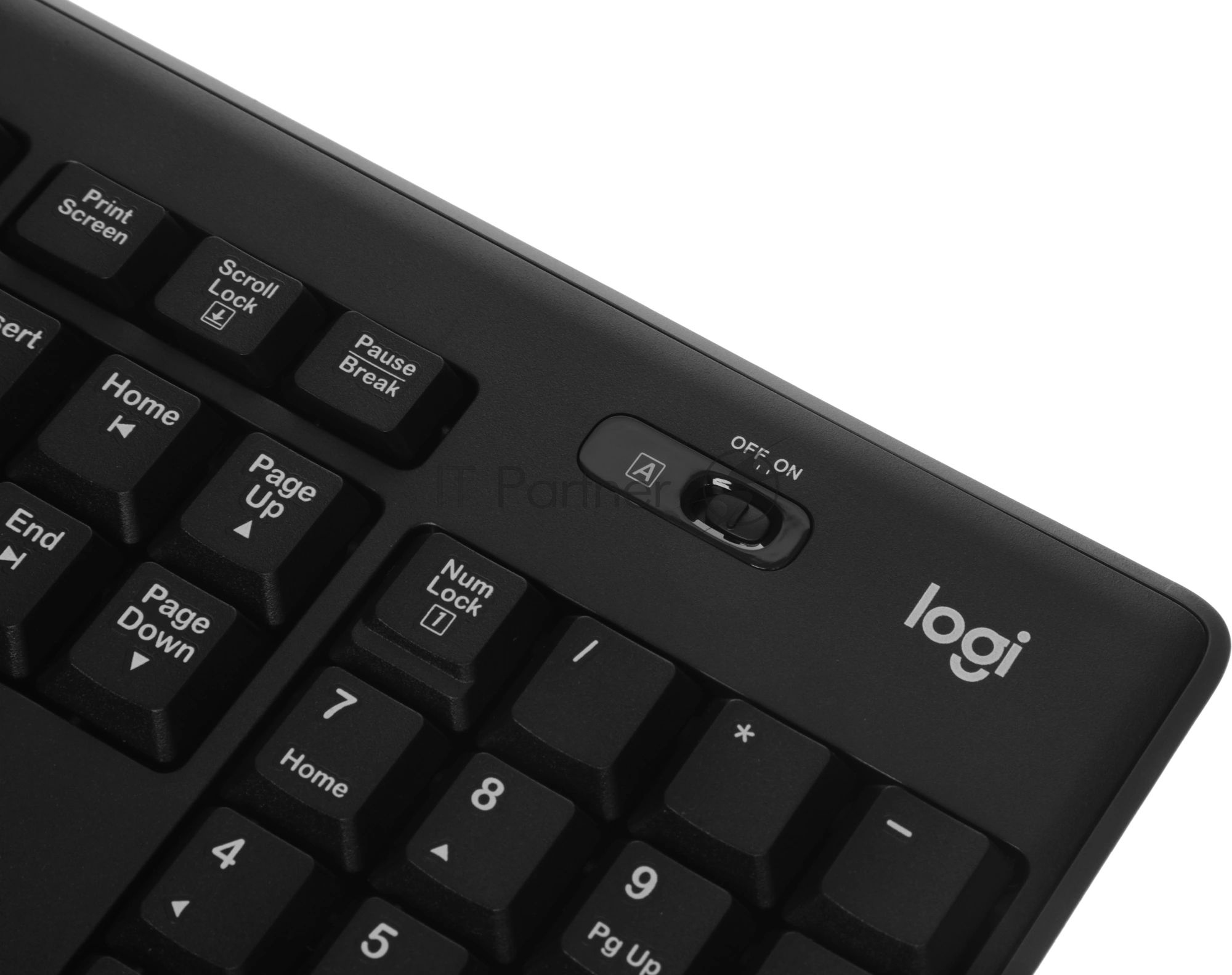 Комплект клавиатура+мышь Logitech MK270 беспроводной, USB, 1000 DPI, чёрный (неоригинальная гравировка)