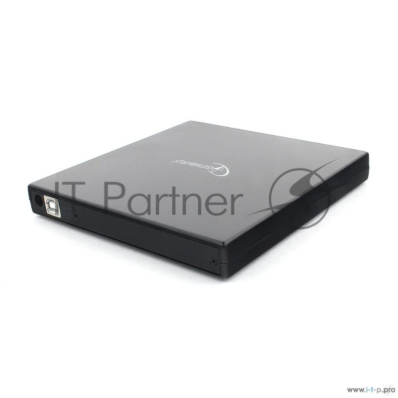 Оптический привод внешний с интерфейсом USB Gembird DVD-USB-02 пластик, черный