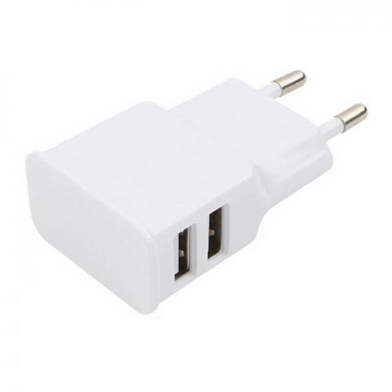 Сетевое зарядное устройство Cablexpert MP3A-PC-11 100/220V - 5V USB 2 порта, 2.1A, белый