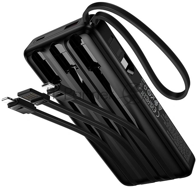 Мобильный аккумулятор Hoco J156 Founder 10000mAh QC3.0/PD3.0 22.5W 3A черный (62277)