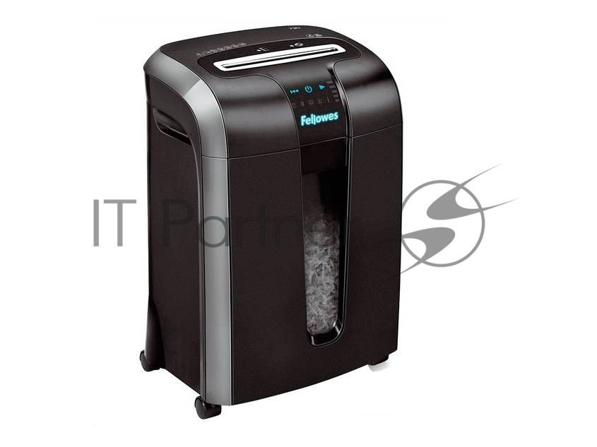 Шредер Fellowes PowerShred 73Ci (секр.P-4)/фрагменты/12лист./23лтр./скрепки/скобы/пл.карты/CD