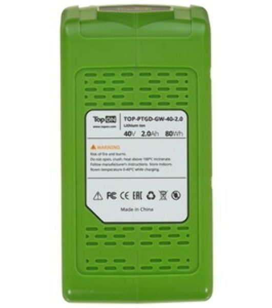 Батарея аккумуляторная TopON TOP-PTGD-GW-40-4.0 40В 4Ач Li-Ion (103456)