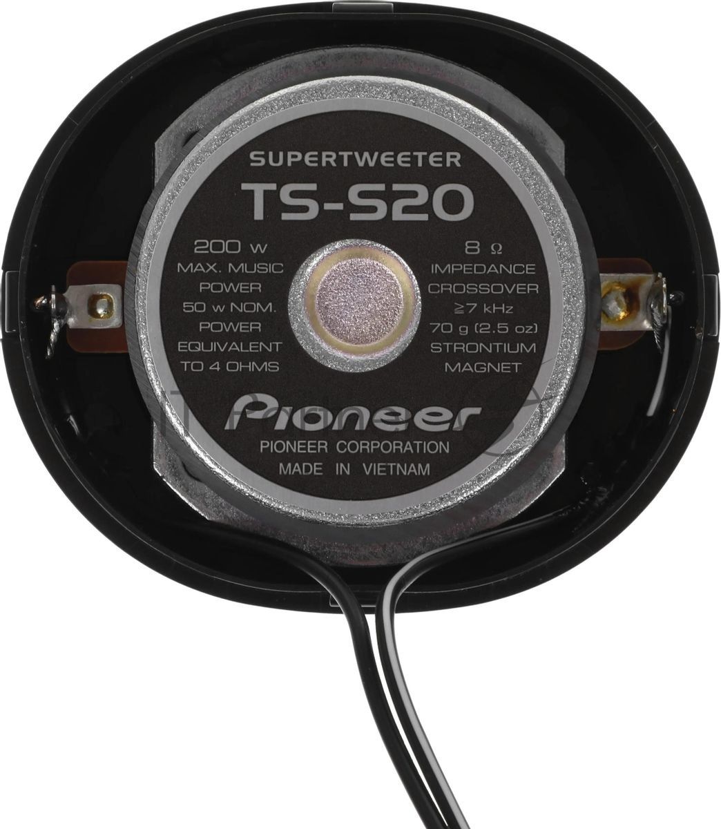 Колонки автомобильные Pioneer TS-S20 200Вт 92дБ 8Ом 2см (ком.: 2кол.) твитер