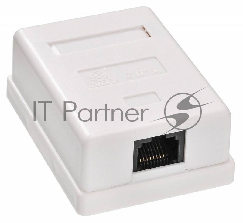 Розетка компьютерная RJ45 Buro RJ-45 468-8k-1 кат.5E одинарная