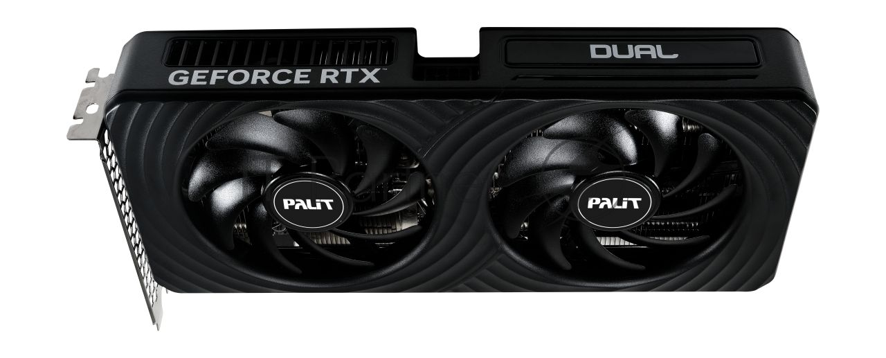 Видеокарта Palit GeForce RTX 5060 Ti DUAL, 8 GB GDDR7, 128 bit, 3xDisplayPort, HDMI, GPU 2407 MHz