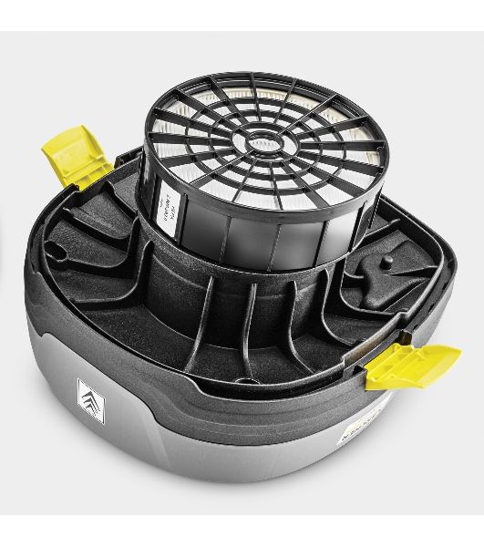 Пылесос Karcher T 11/1 Classic *EU желтый/серый, 850 Вт, уборка сухая, пылесборник контейнер/мешок, 11 л