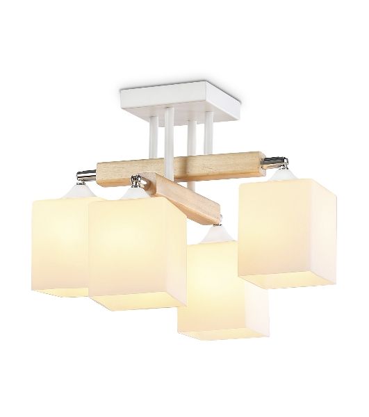 Светильник Ambrella light TR9512/4 WH/CH/FR белый/хром/белый матовый E27*4 max 40W D567*266