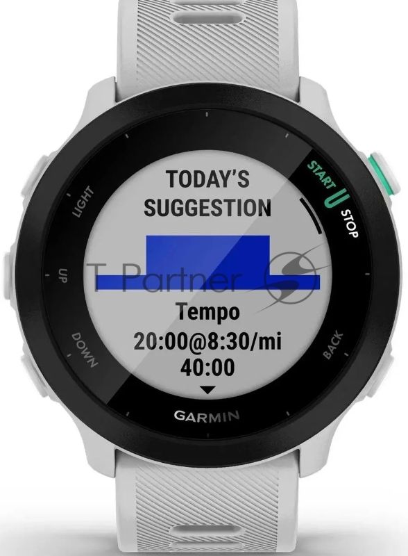 Смарт-часы Garmin Forerunner 55 белый 42мм