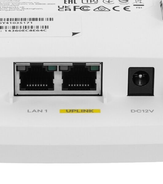 Точка доступа ZyXEL NebulaFlex NWA30BE, Wi-Fi 7, 5012 Мбит/с, 1xRJ45, белый