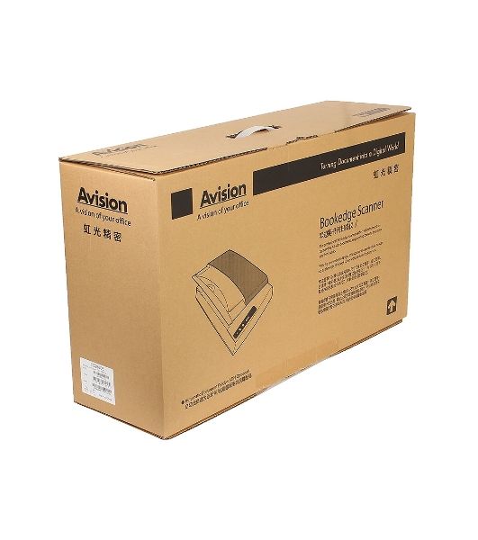 Сканер Avision FB2280E, планшетный, A4, CCD, 600x600 dpi, USB 2.0, для сканирования книг