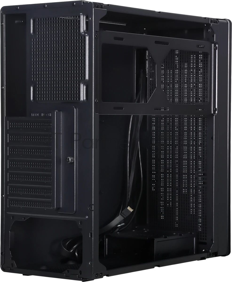 Компьютерный корпус Accord ACC-188R2 черный без БП ATX 4x120мм 1xUSB 2.0 1xUSB 3.0 1xUSB3.1 audio