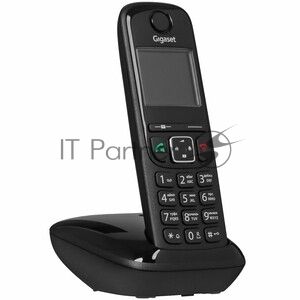 Дополнительная трубка Dect Gigaset AS690HX черный для AS690