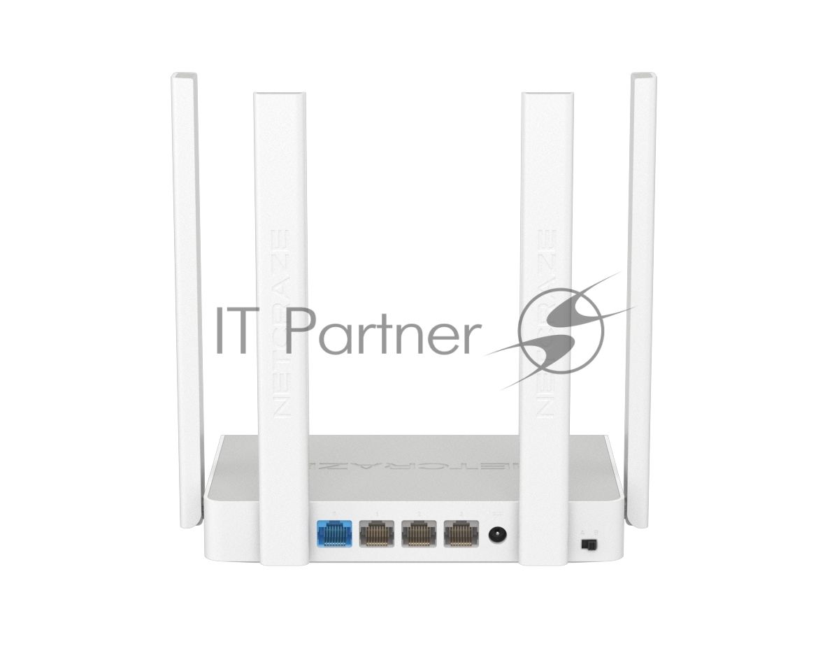 Гигабитный интернет-центр Netcraze Speedster (NC-3013) с Mesh Wi-Fi 5 AC1200, 4-портовым Smart-коммутатором и переключателем режима роутер/ретранслятор