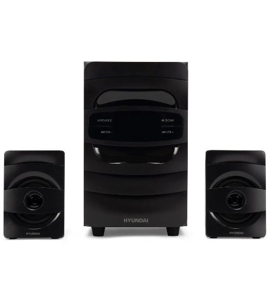 Микросистема Hyundai H-MS1404 черный 30Вт FM USB BT SD