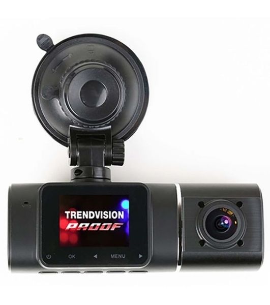 Видеорегистратор TrendVision Proof PRO GPS, 1920x1080, 1.5", с камерой заднего вида, GPS/ГЛОНАСС, G-сенсор, датчик движения