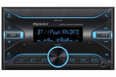Автомагнитола Prology MPR-100, 2 DIN, Bluetooth, USB Type-A, AUX, пульт ДУ