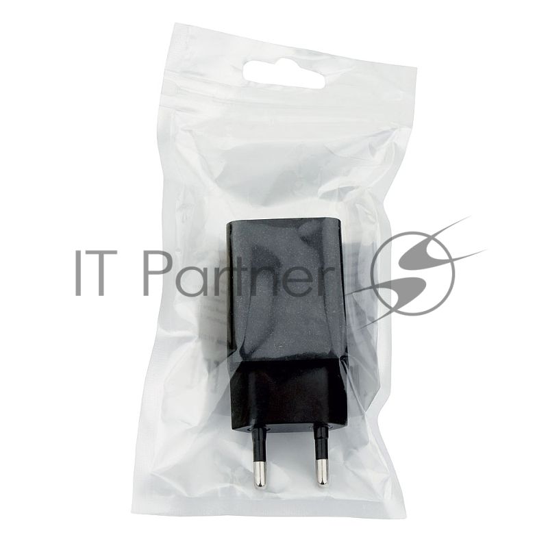 Сетевое зарядное устройство Cablexpert MP3A-PC-21 100/220V - 5V USB 1 порт, 1A, черный