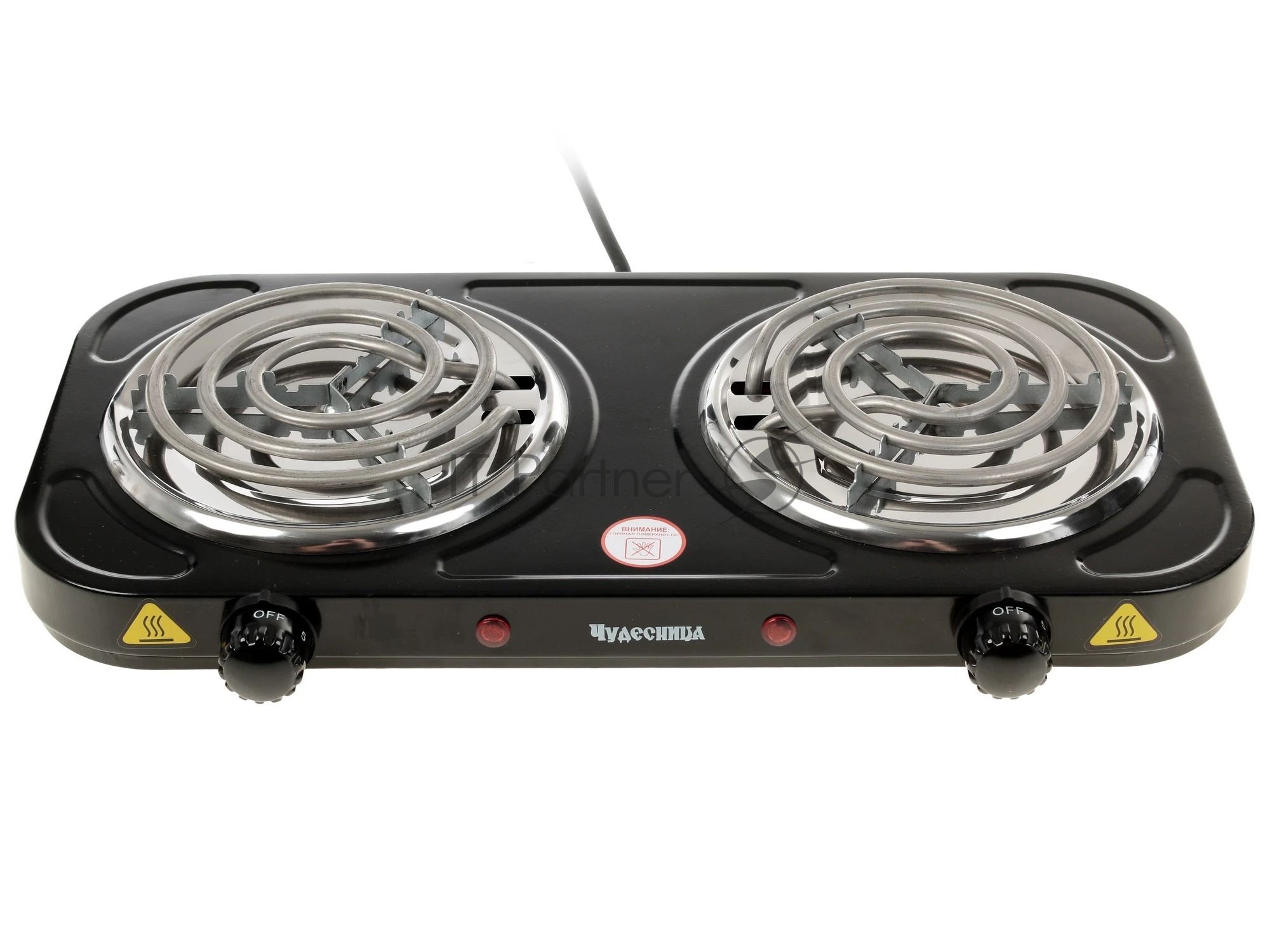 Электрическая плитка Чудесница ЭЛП-802 черный