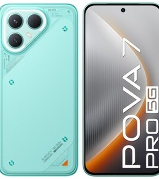 Смартфон Tecno Pova 7 Pro 5G 12/256Gb, бирюзовый