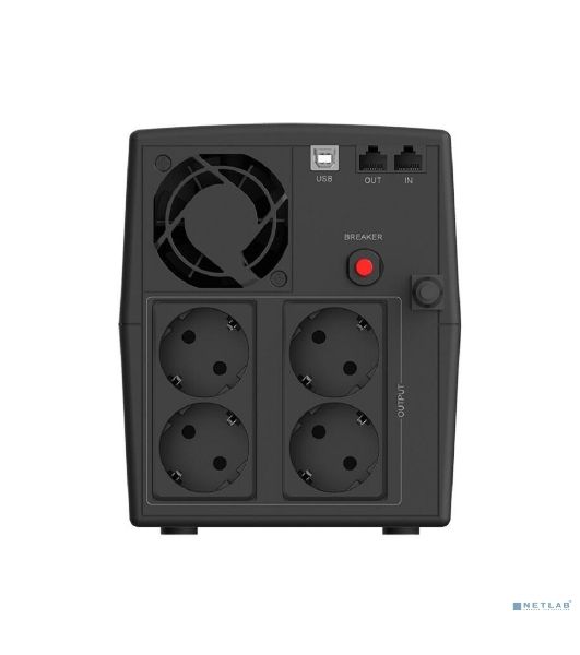 Источник бесперебойного питания CBR QTM-1500T-6I-LCUC / 1500ВА / 900Вт / 6 x IEC 320 C13 (компьютерный)