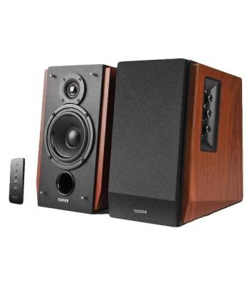Колонки Edifier R1700 ВТ 2.0 Активные, 2 x 33W RMS, 85 дБА, дерево, беспроводной пульт ДУ