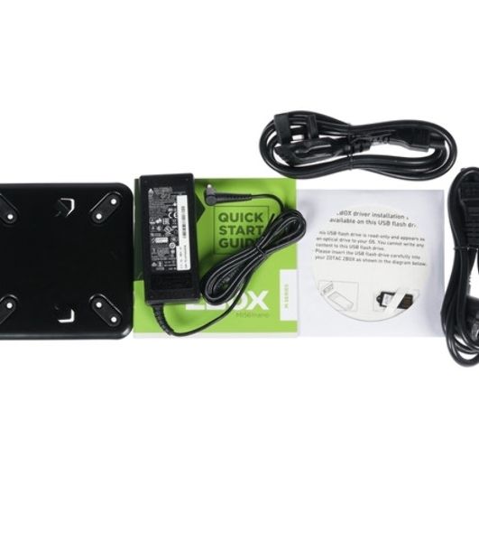 Платформа системного блока с ЦПУ Zotac ZOTAC ZBOX NANO, SFF, FANLESS, i7-1355U, 2 DDR5 SO-DIMM, M.2 SSD, 2.5"; SATAIII BAY, 2 GLAN, WIFI, BT, USBDRV, DP/HDMI, EU+UK PLUG