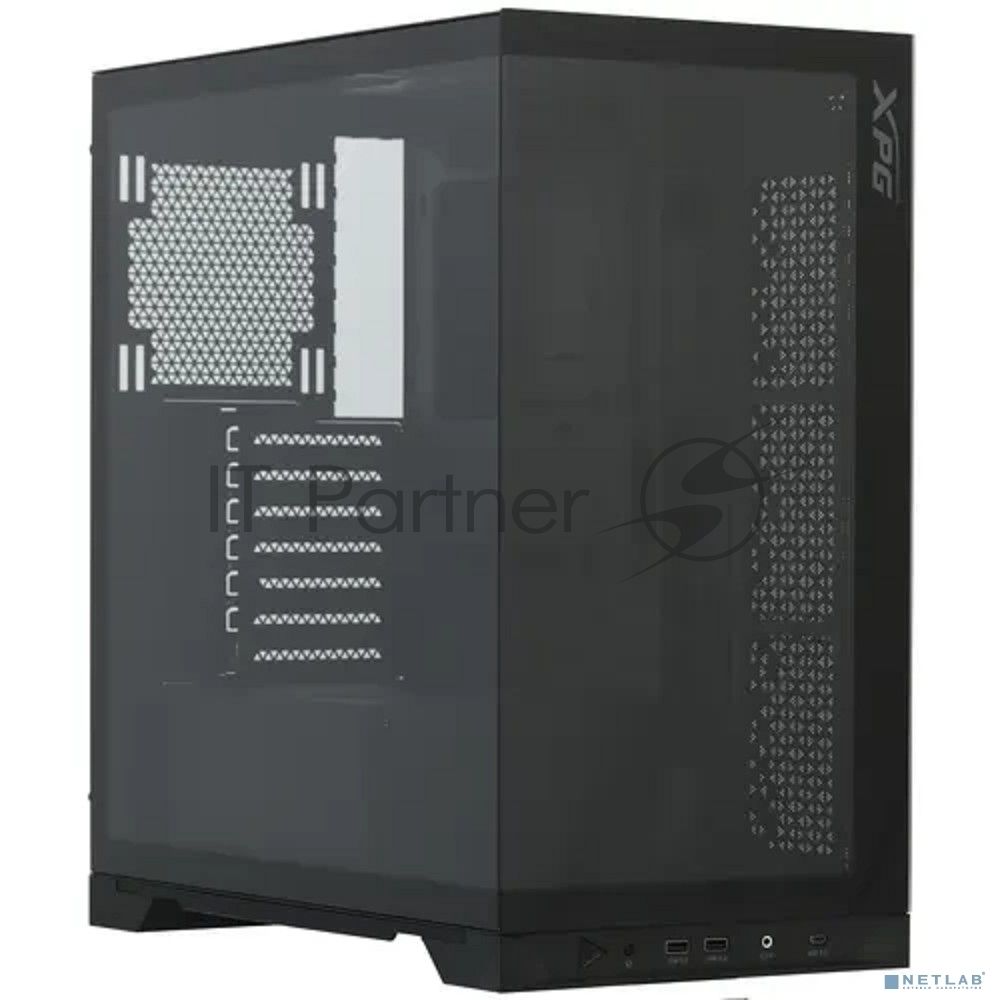 Компьютерный корпус XPG INVADER X черный (INVADERXMTWOF-BKCWW) Mid-Tower, Micro-ATX, Mini-ITX, Standard-ATX, USB 3.2 Gen2 Type-A, USB 3.2 Gen2 Type-C
